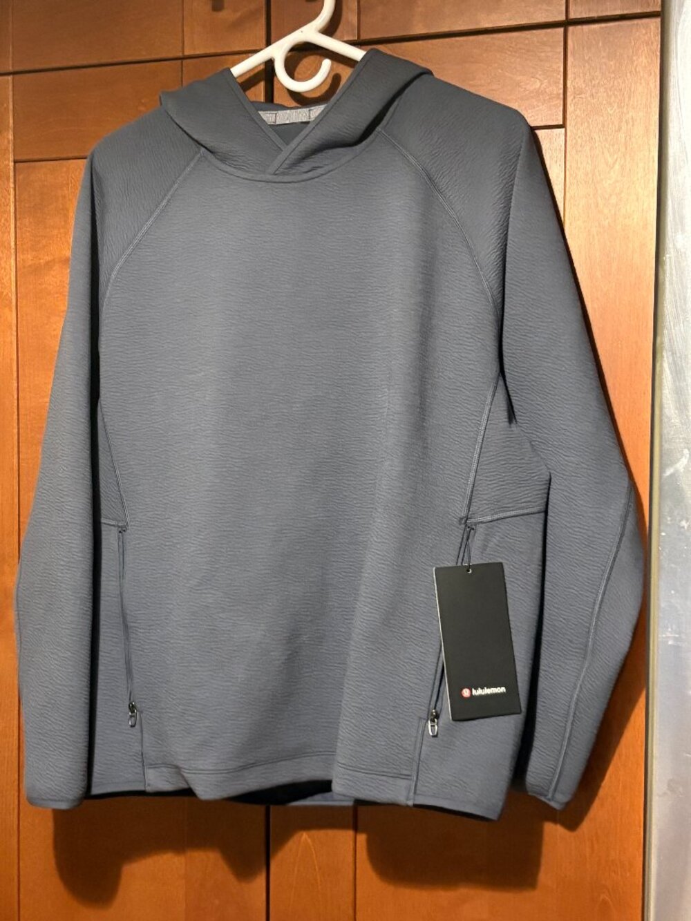 Lululemon Men Sz S Textered Spacer Pullover Hoodie OLBL Oil BLue  $168